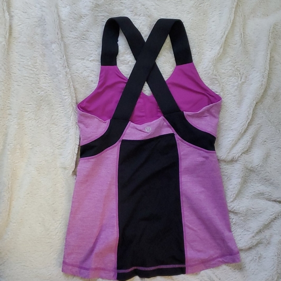 Lululemon Push Your Limits Racerback Tank 6 Built In Bra - Picture 2 of 6